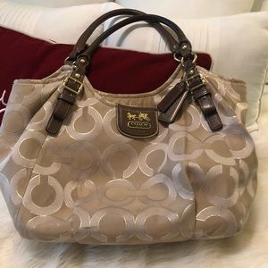 Tan Coach Bag